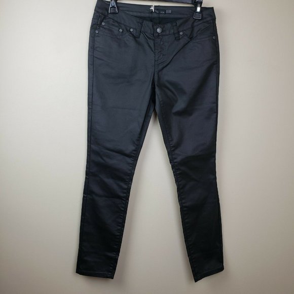 prAna NWOT womens sz 2 26 Jett Black Coated - Picture 2 of 7